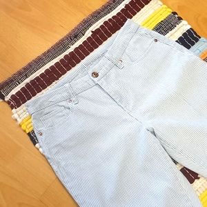 Chico's So Slimming Pinstriped Ankle Jeans-#1510